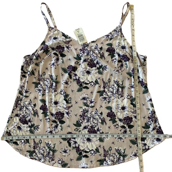 Torrid Lavender Purple Floral Print Tank - Picture 6 of 11
